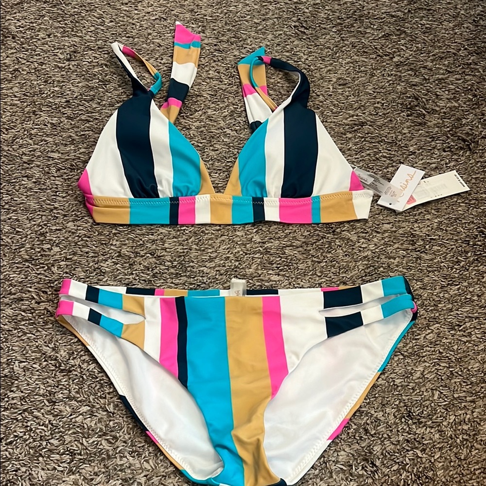 Raisins Multicolor Striped Bikini